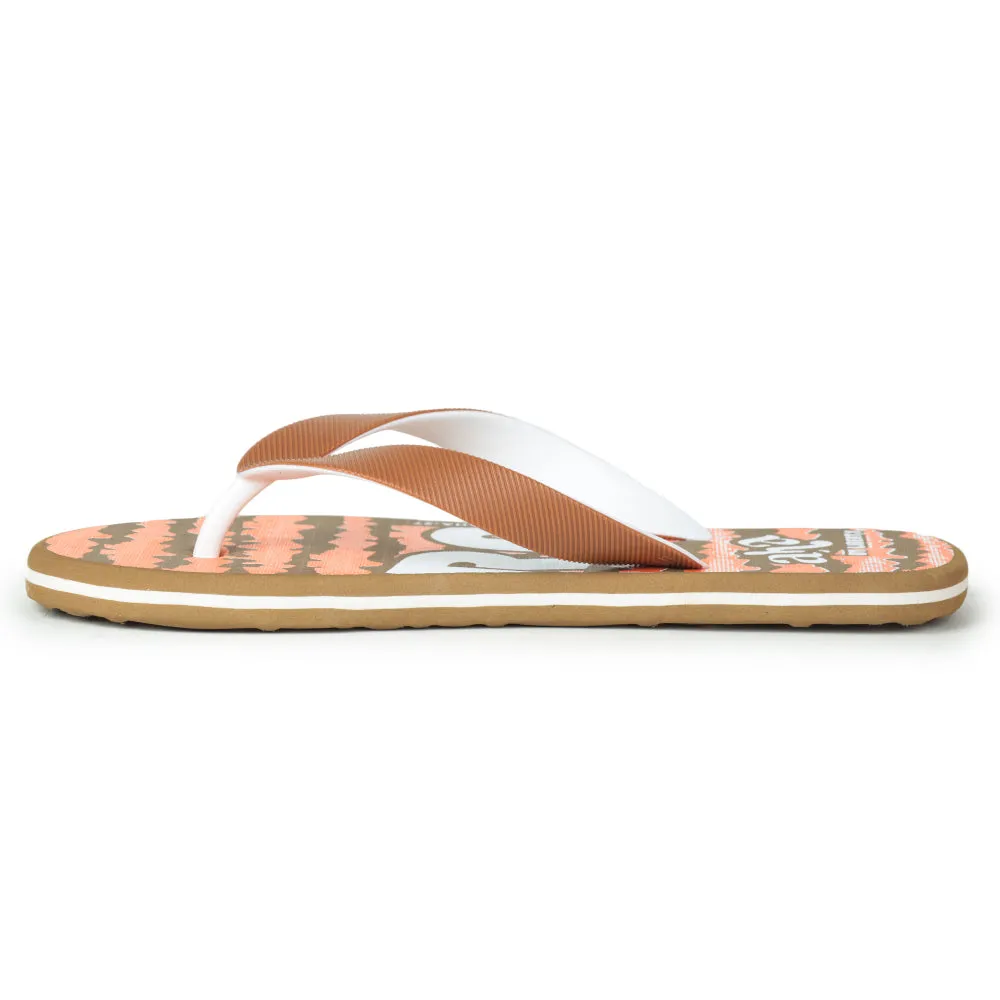 Casual Orange Flip-Flops for Men - A-HA Model AHA-27 by Liberty