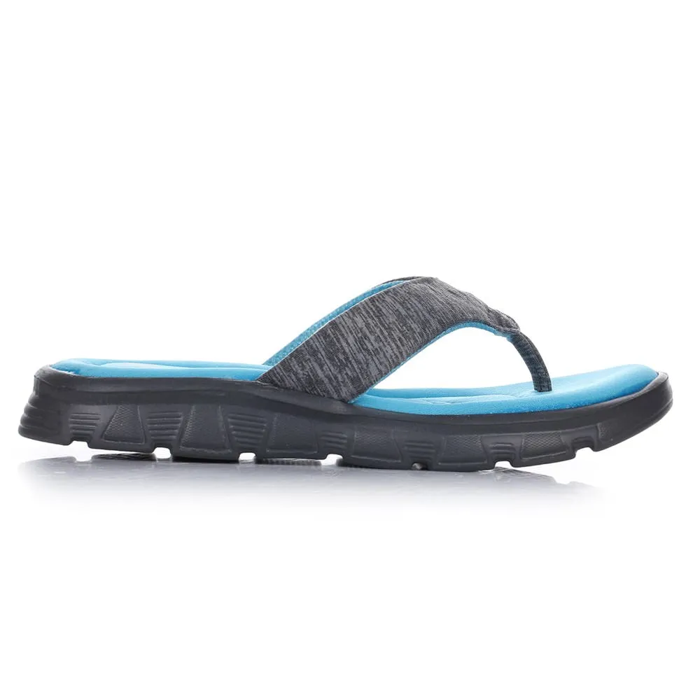 A-HA Casual Blue Flip Flops For Women CUSHION-20 By Liberty