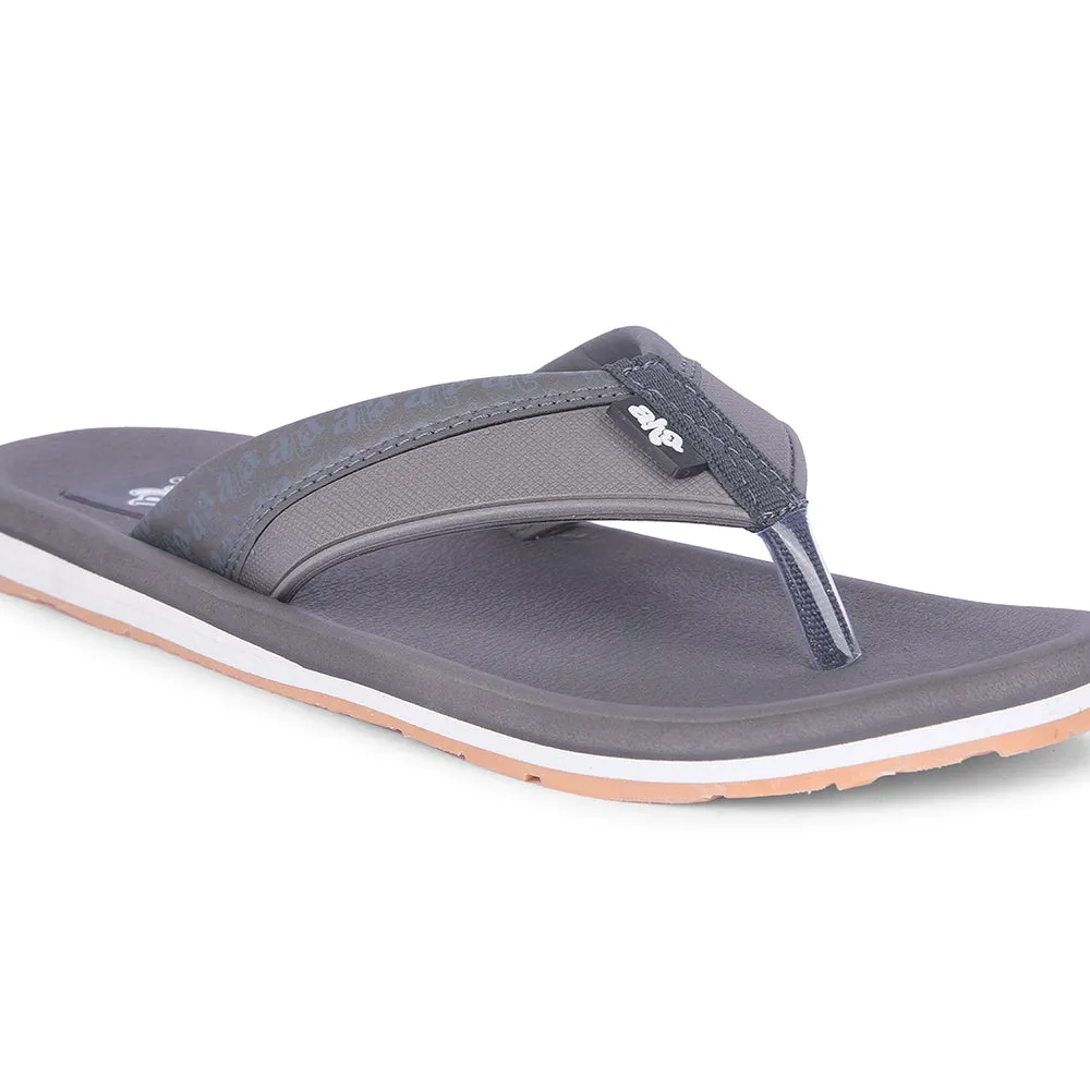 A-HA Casual Grey Flip Flops For Men ANCO-03 By Liberty