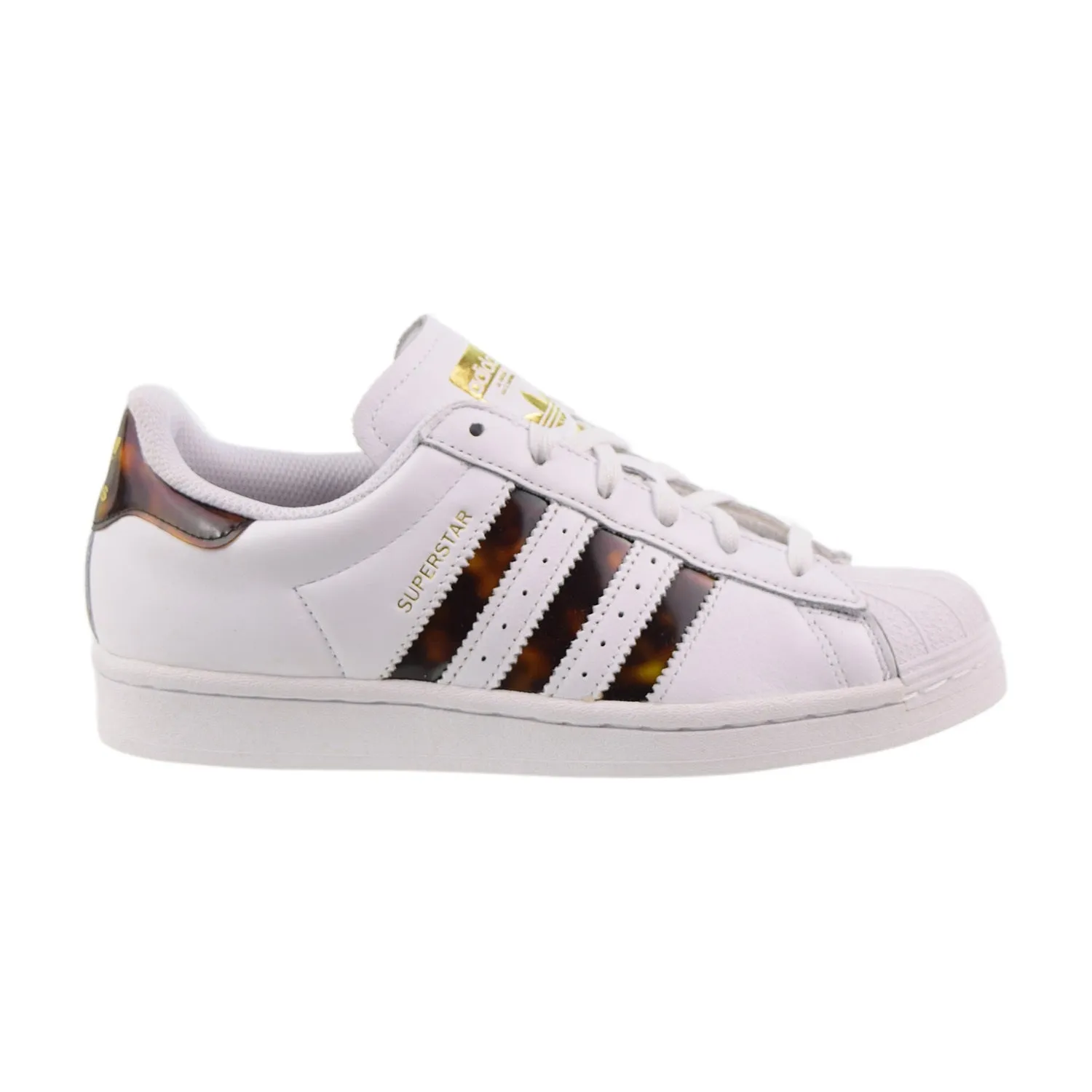 Adidas Superstar Women's Shoes Cloud White-Gold Metallic