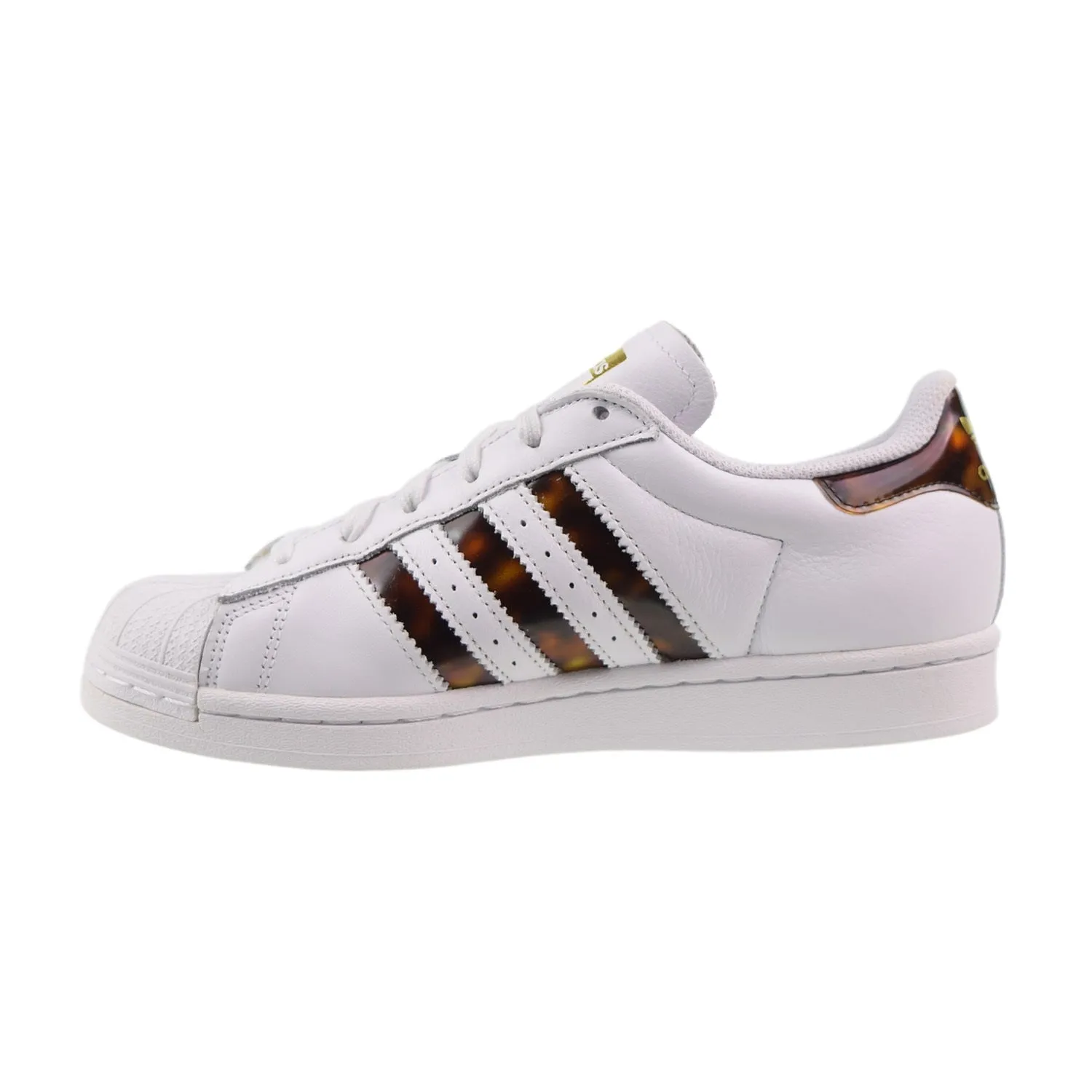 Adidas Superstar Women's Shoes Cloud White-Gold Metallic