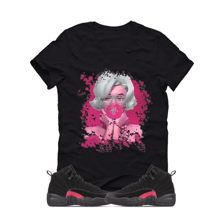 Air Jordan 12s RETRO GIRL PINK Black T (Bubble Gum)