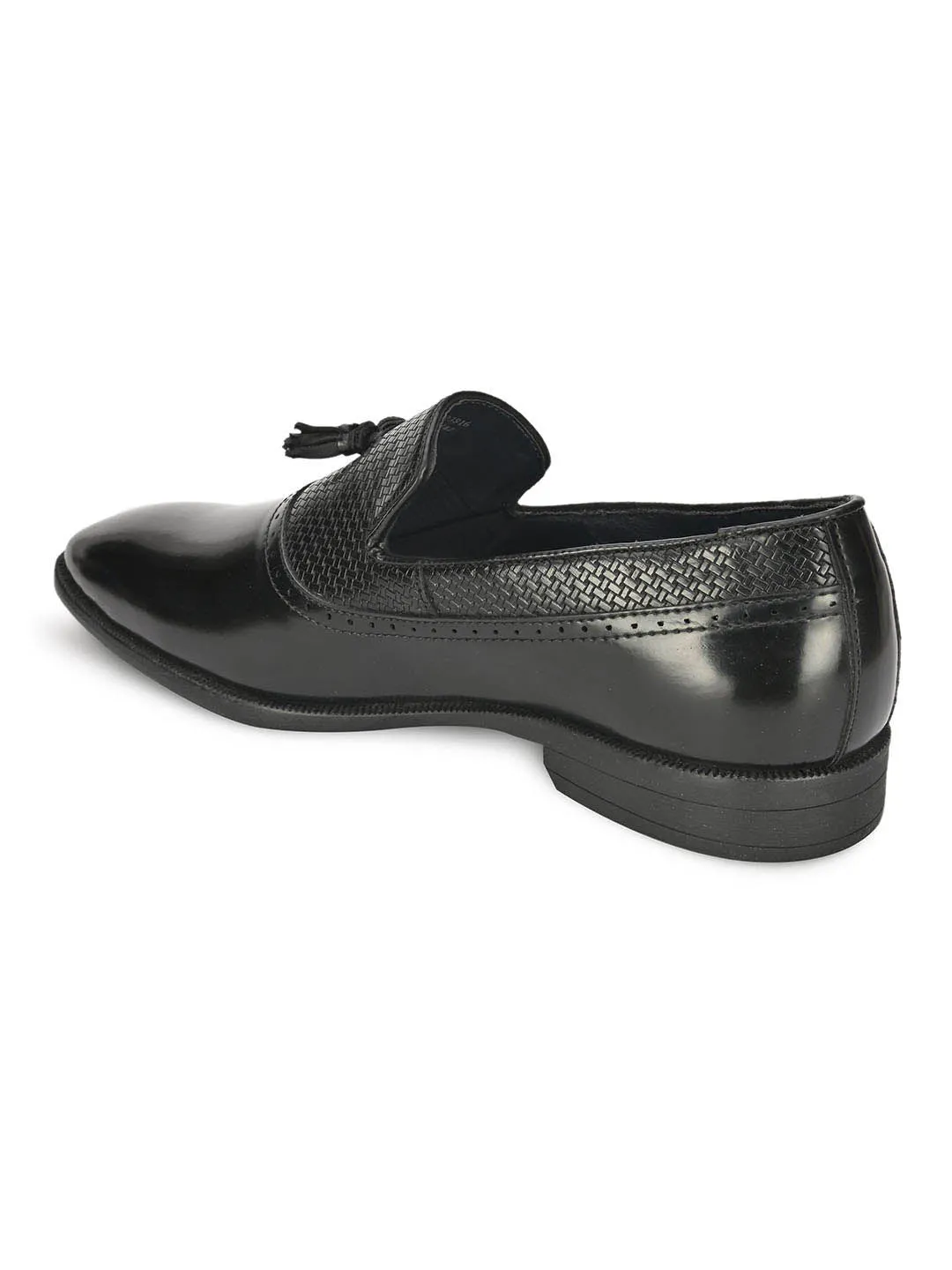 Alberto Torresi Black Slipon formal Shoes