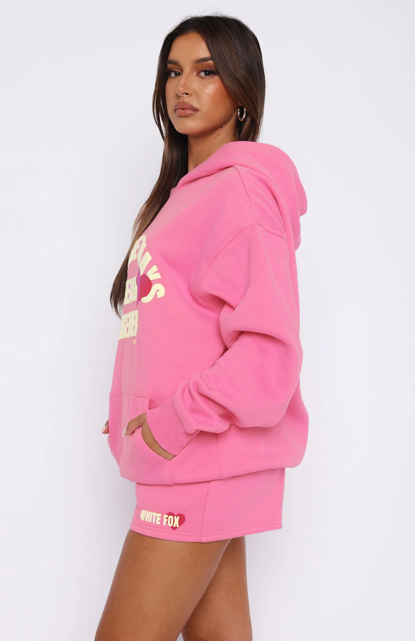 Always Better Together Oversized Hoodie Candy Pink