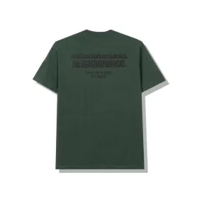 ANTI SOCIAL SOCIAL CLUB X NEIGHBORHOOD CAMBERED TEE GREEN