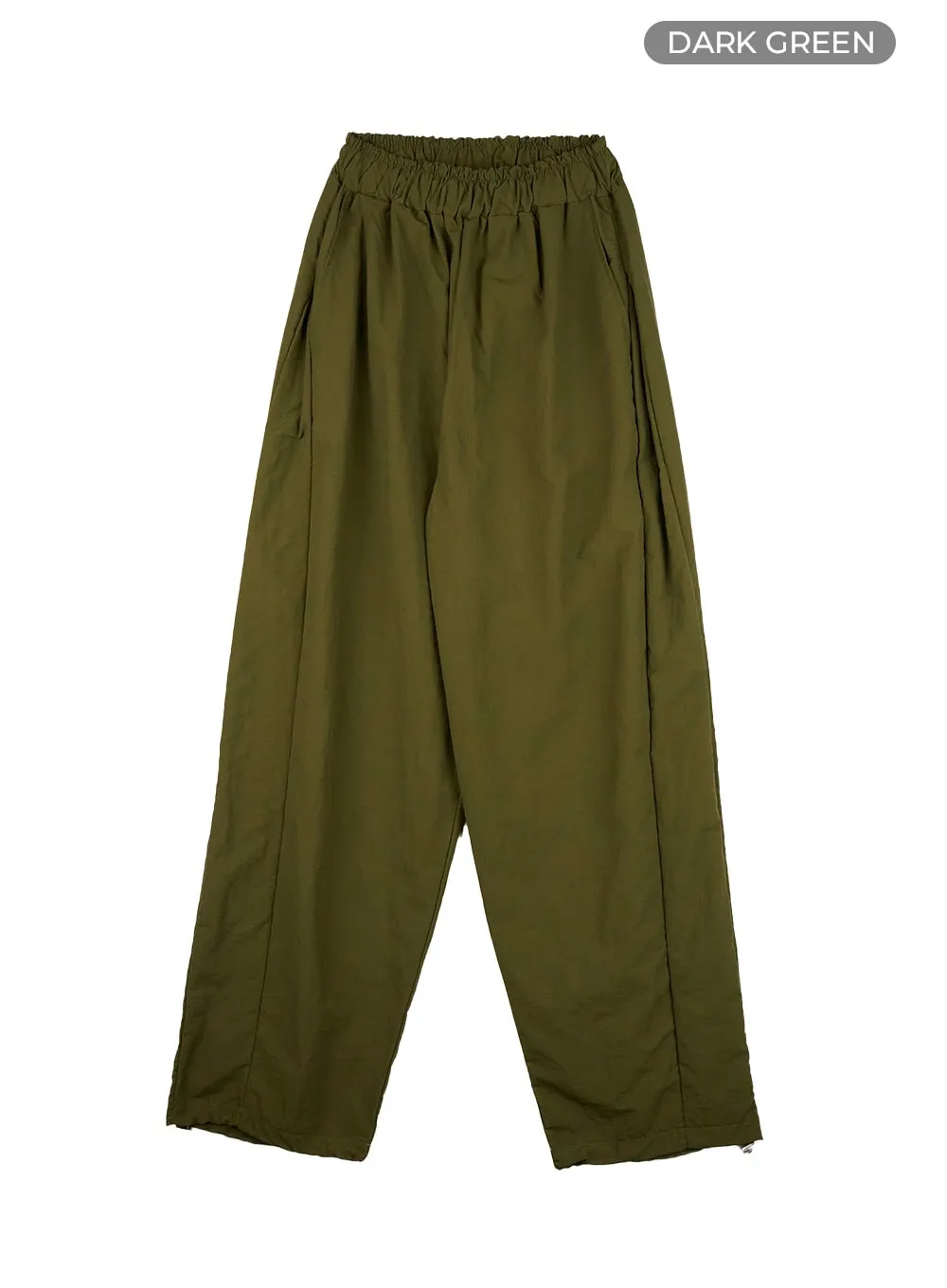 Banded Nylon Jogger Pants CL415