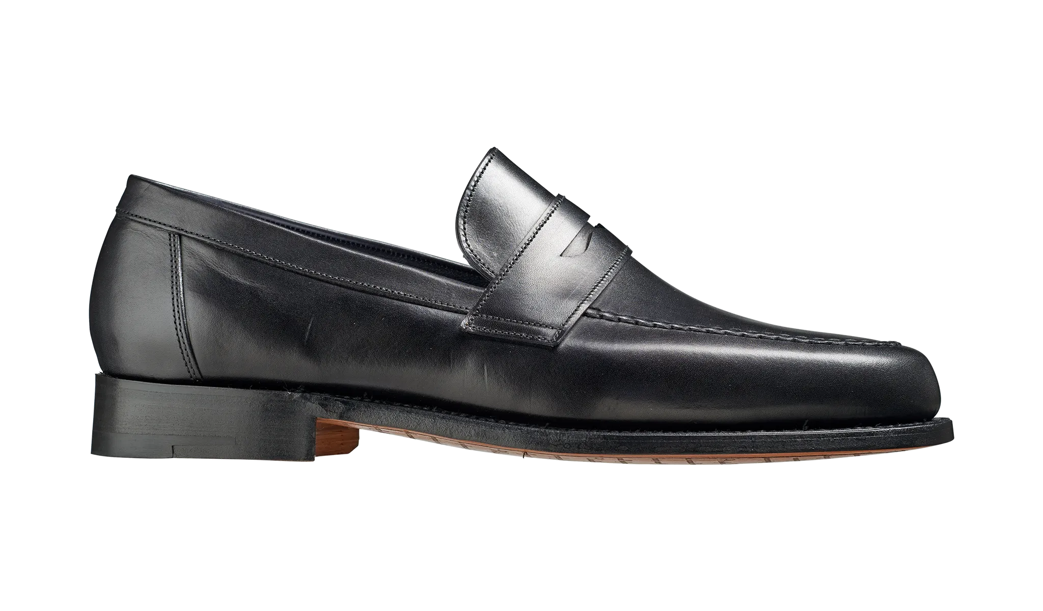 Barker Jevington Loafer Shoes - Black Calf - Ready To Deliver