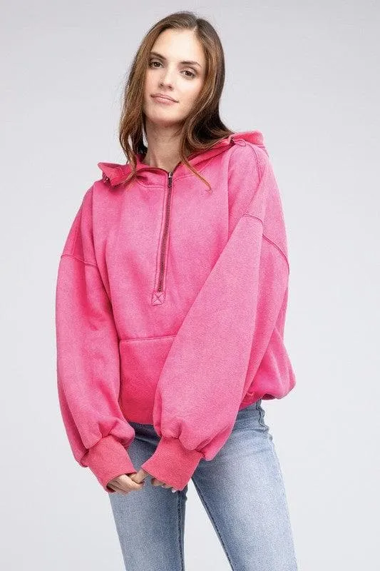 BiBi Stitch Detailed Elastic Hem Hoodie