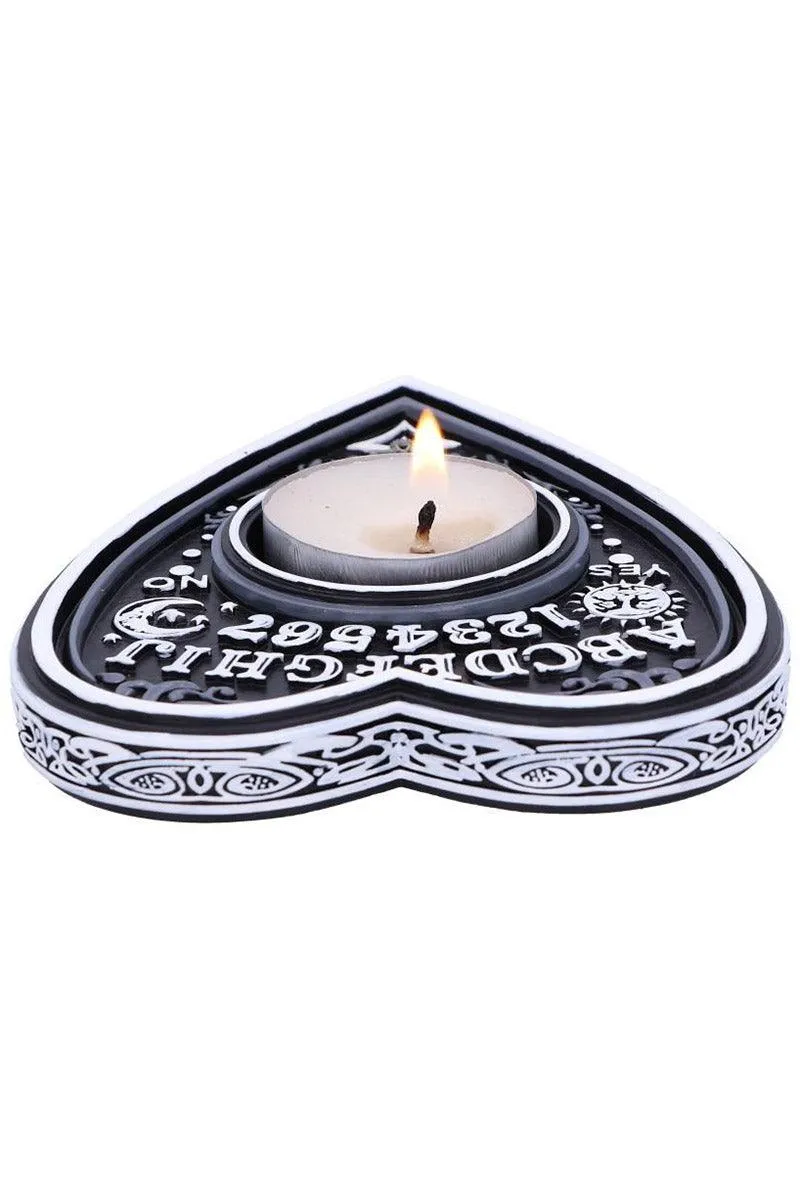 Black and White Spirit Board Tea Light Holder