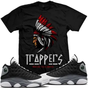 Black Flint 13s Sneaker Shirt to Match : Jordan Retro 13 Black Flint Sneaker Tees : TRAPPERS