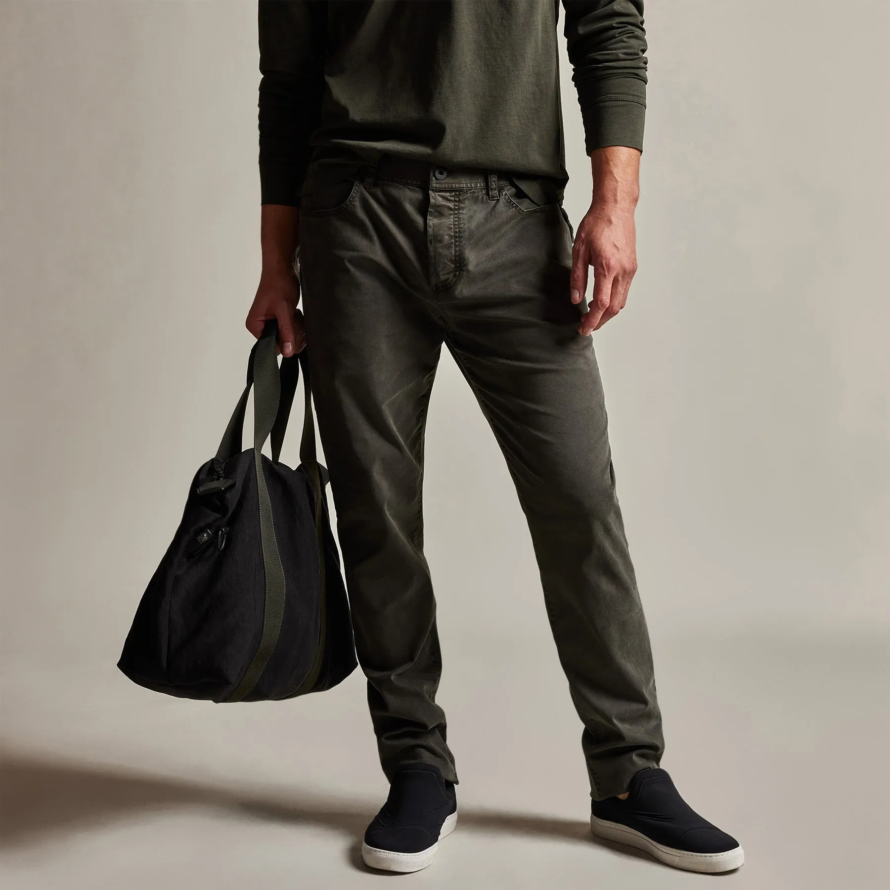 Brushed Twill 5 Pocket Pant - Dark Olive Pigment