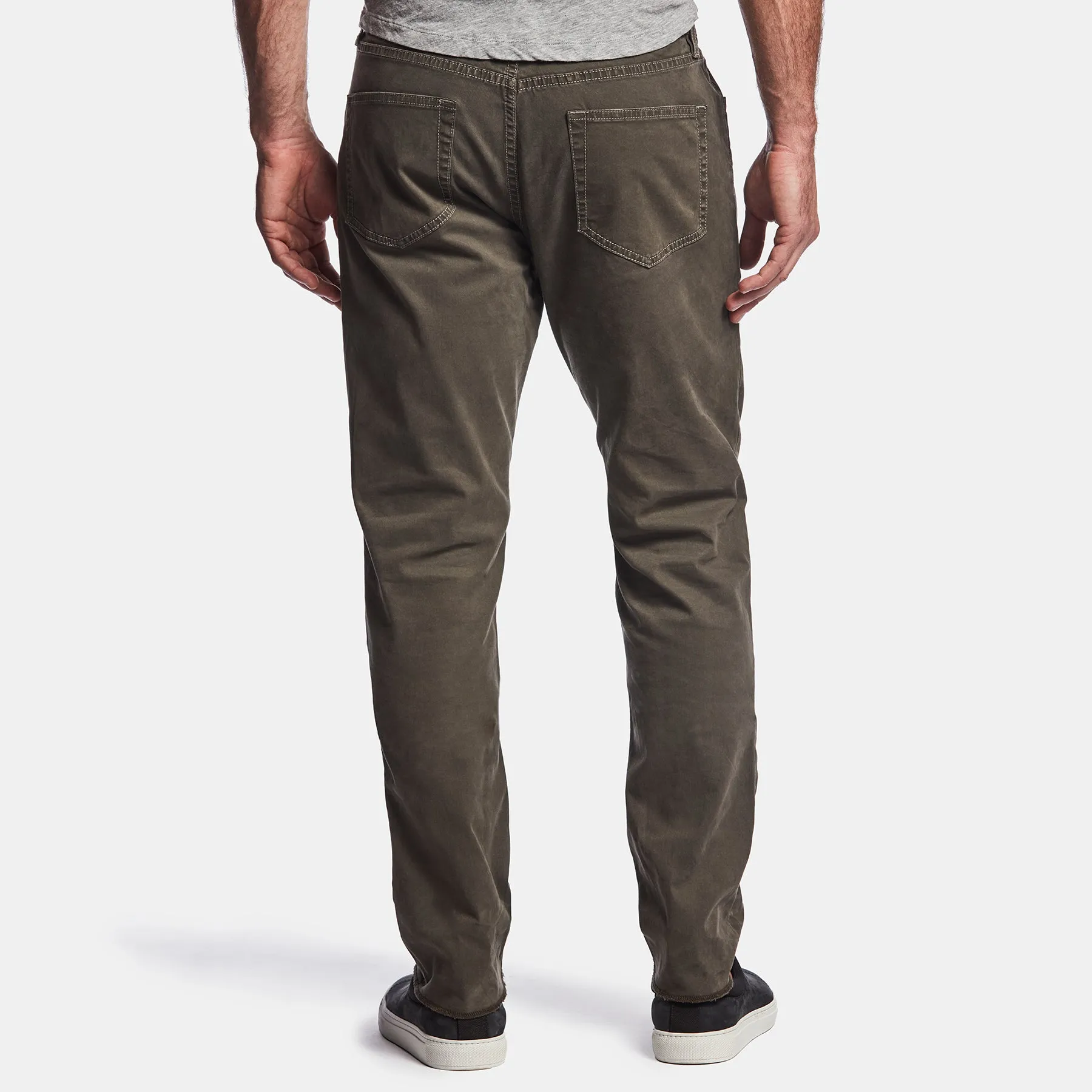 Brushed Twill 5 Pocket Pant - Tent Pigment