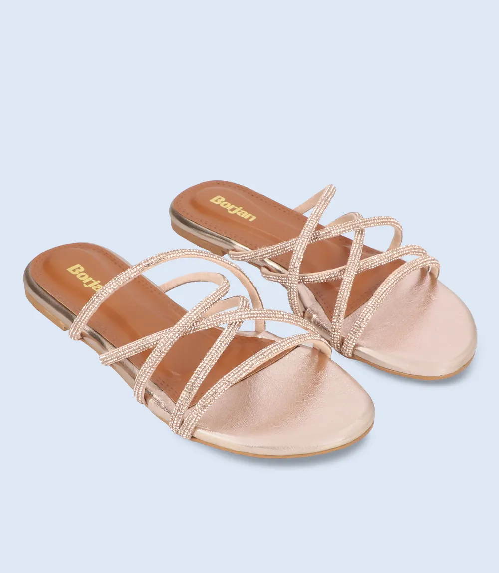 BW9482-GOLD-Women Slipper