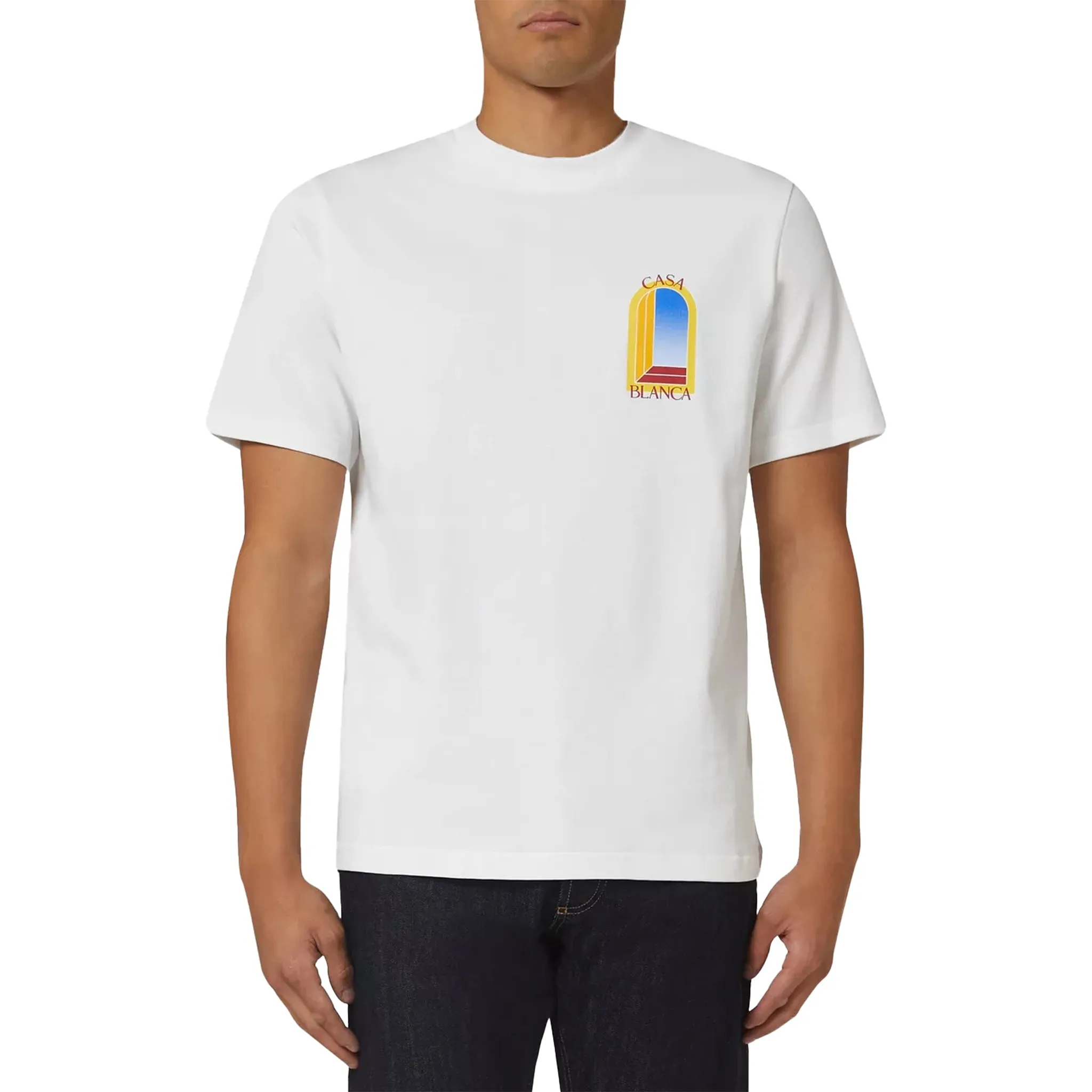 Casablanca L'Arche De Nuit T Shirt White