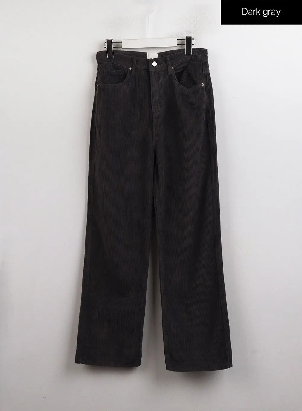 Corduroy Straight Leg Pants OJ418