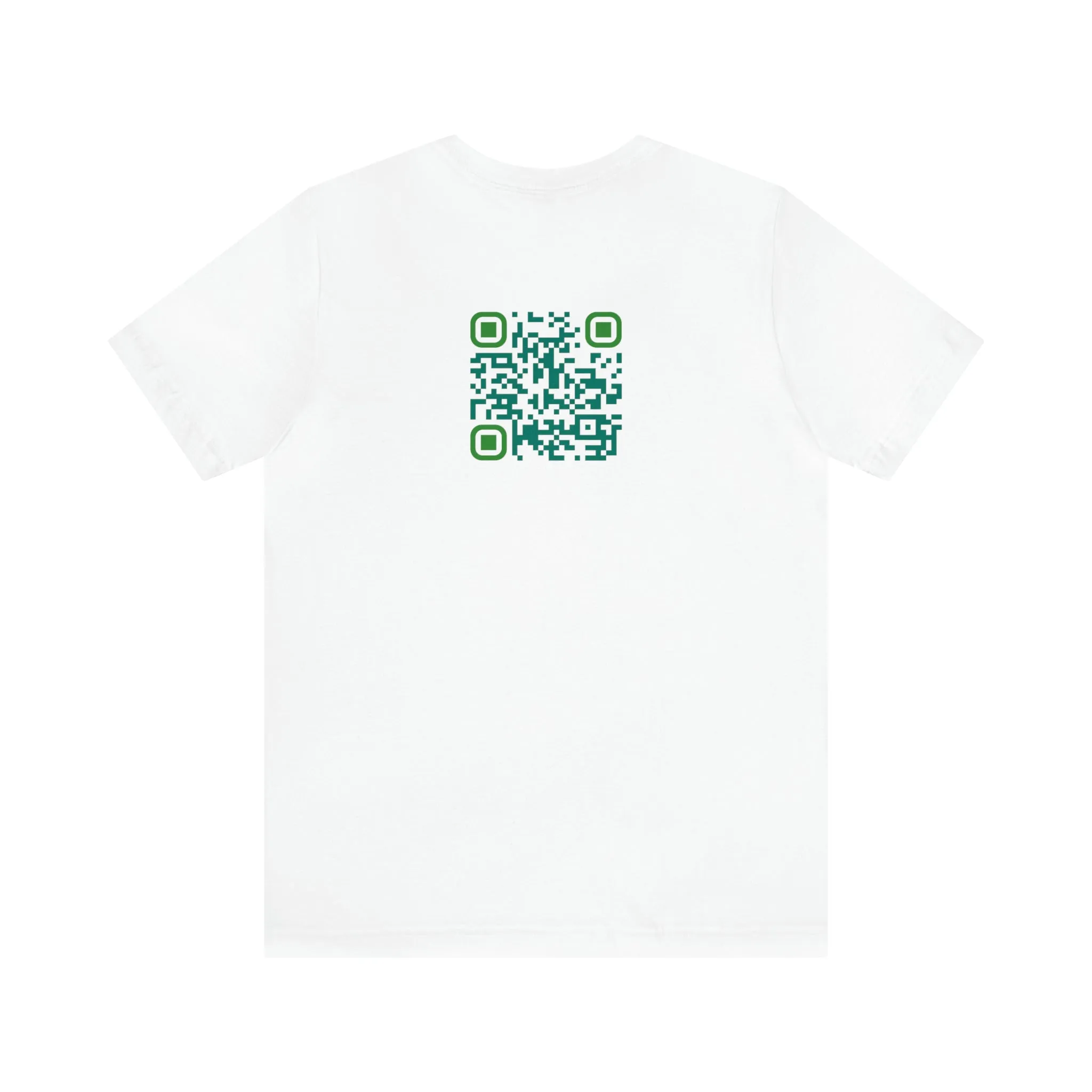 Cultivate Joy and Happiness Unisex Jersey Short Sleeve Tee, QR Code T-shirt, Hidden Message t-shirt, Positive T-shirt