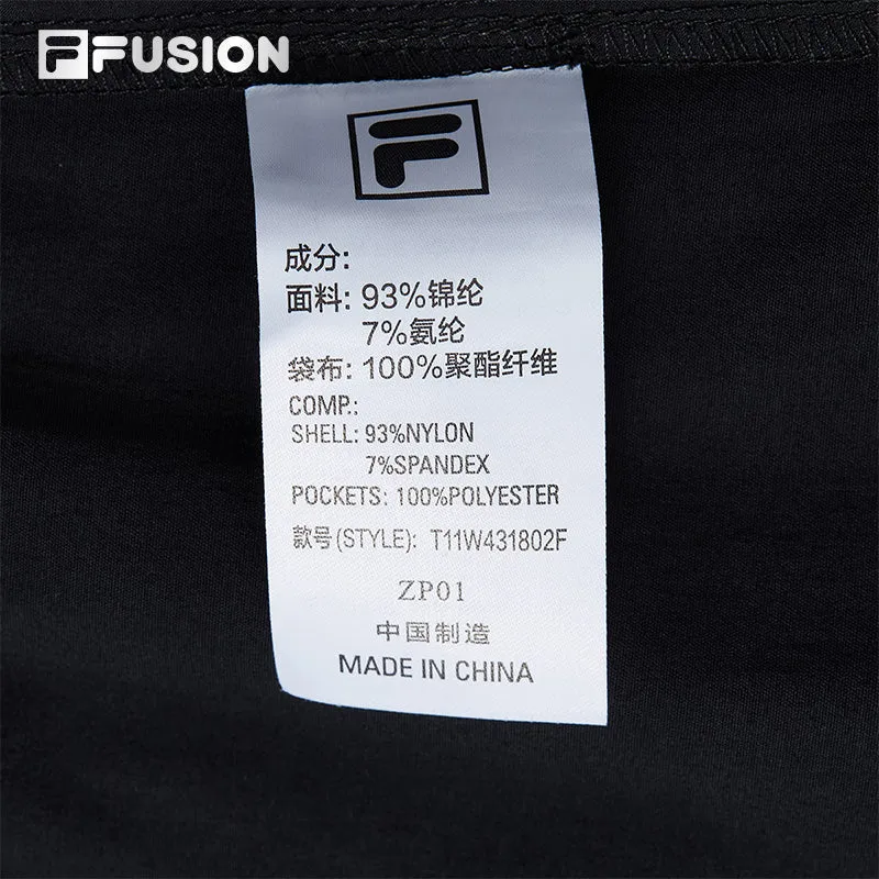 FILA FUSION INLINE URBAN TECH Women Woven Pants (Black)