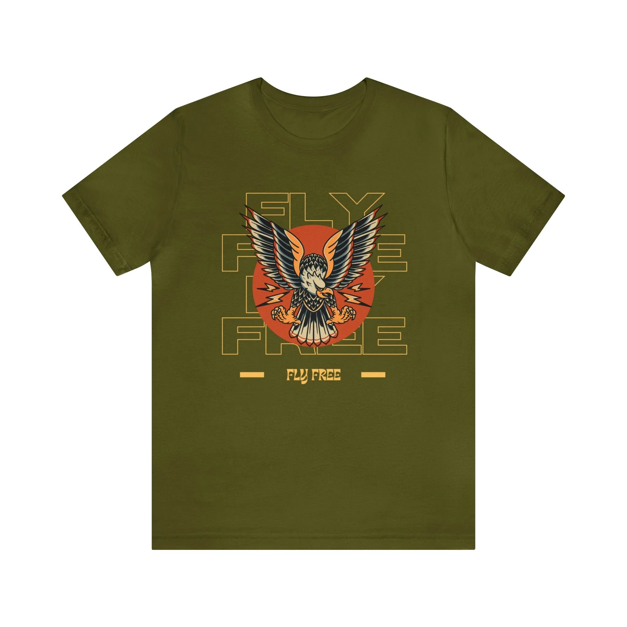 Fly Free Eagle Tattoo T-shirt / Traditional Tattoo Tee Shirt / Punk Rock Clothing Tshirt Rockabilly Psychobilly Freak Goth