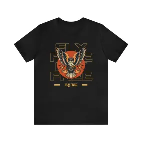 Fly Free Eagle Tattoo T-shirt / Traditional Tattoo Tee Shirt / Punk Rock Clothing Tshirt Rockabilly Psychobilly Freak Goth