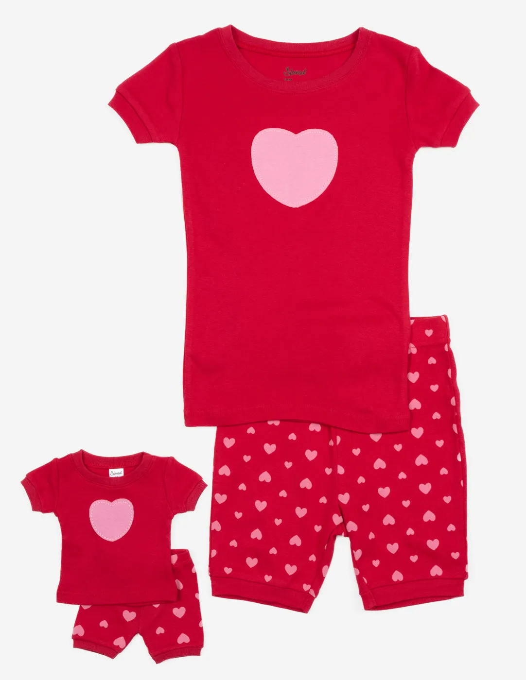 Hearts Matching Family Pajama Set