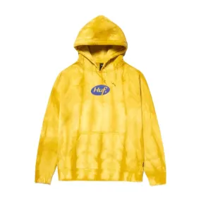 HUF RELAX TIEDYE P/O HOODIE-YELLOW