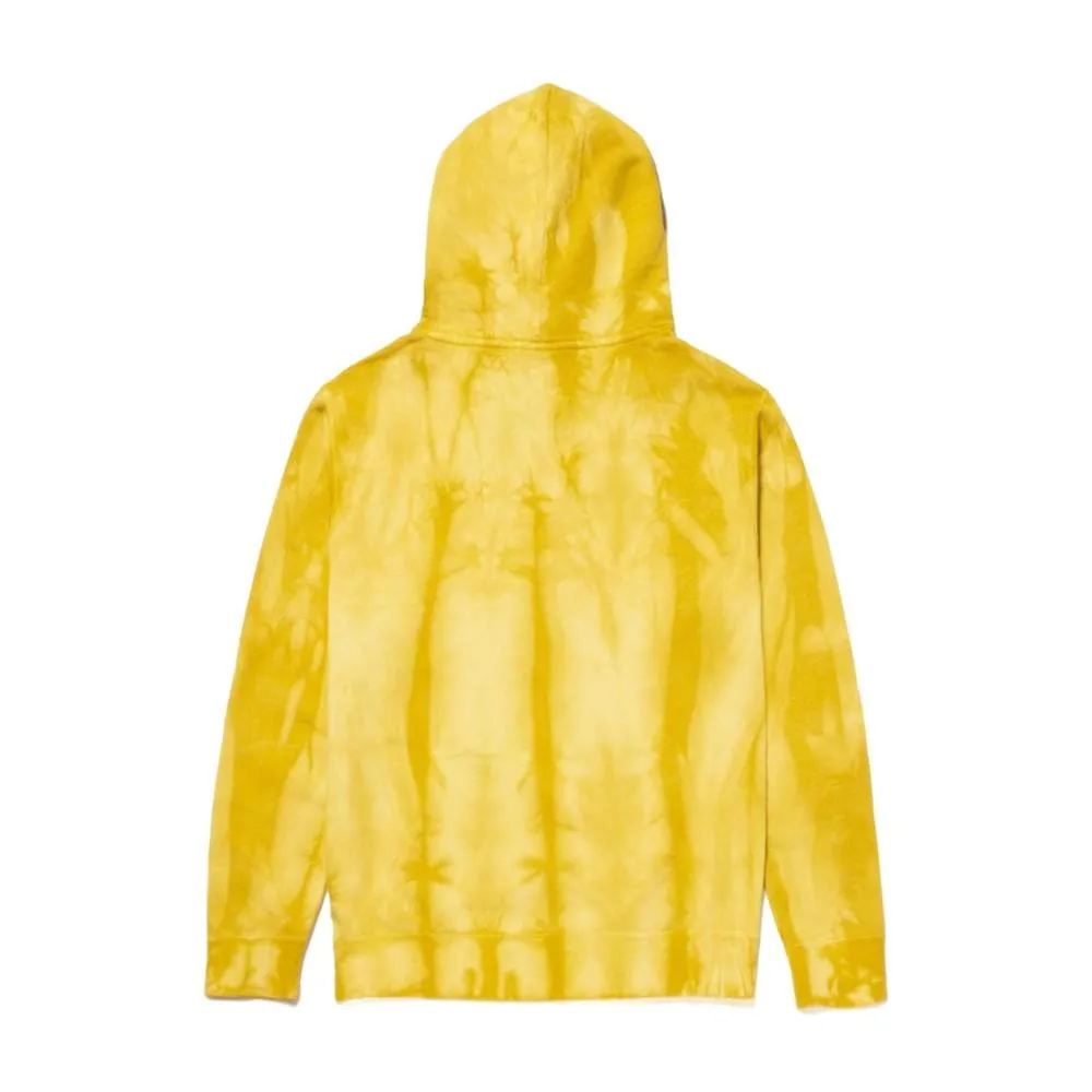 HUF RELAX TIEDYE P/O HOODIE-YELLOW