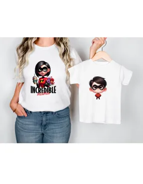 Incredible Mama and BoyMatching Shirts