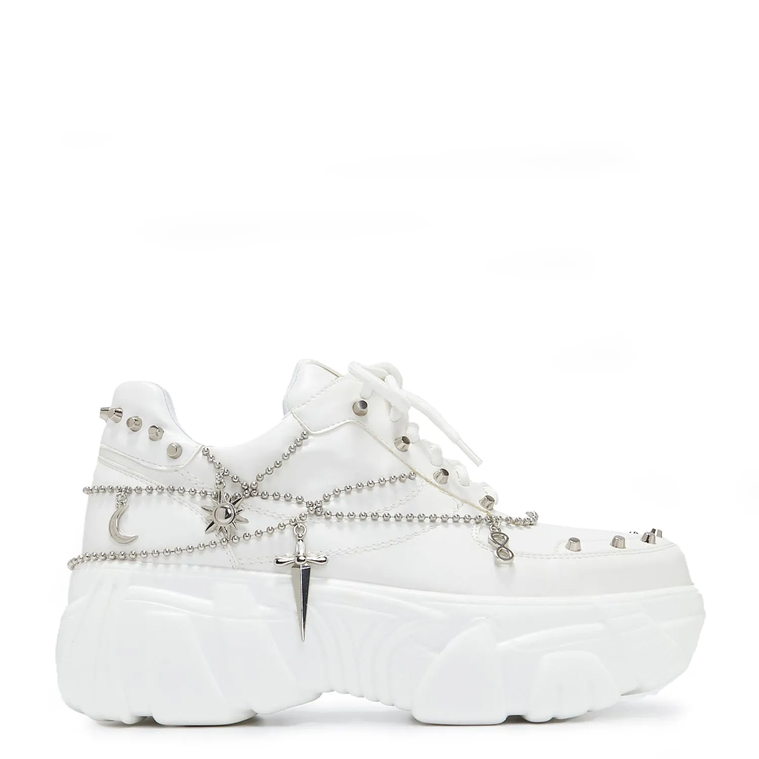 Jinx White Mystic Charm Trainers