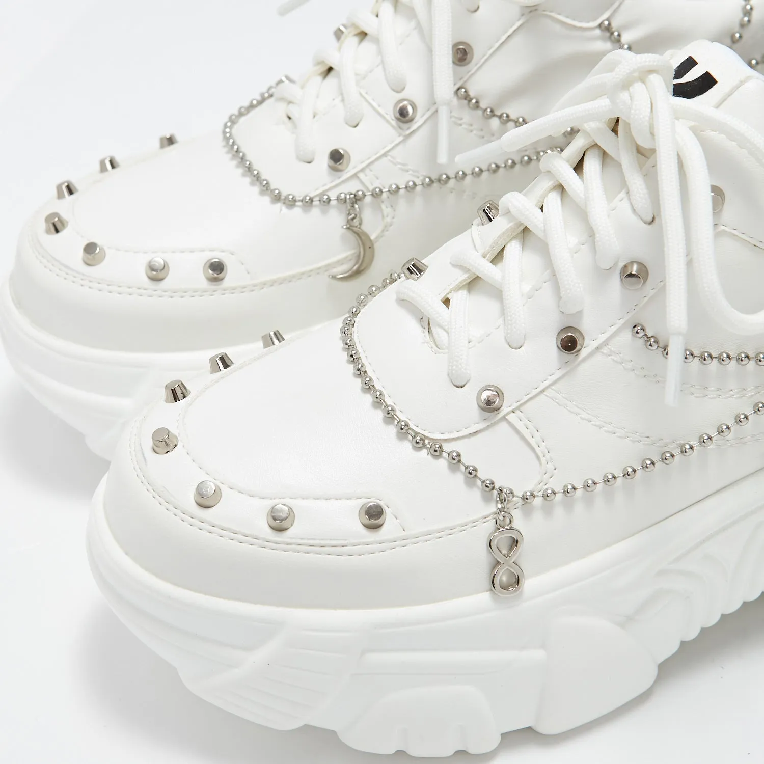 Jinx White Mystic Charm Trainers