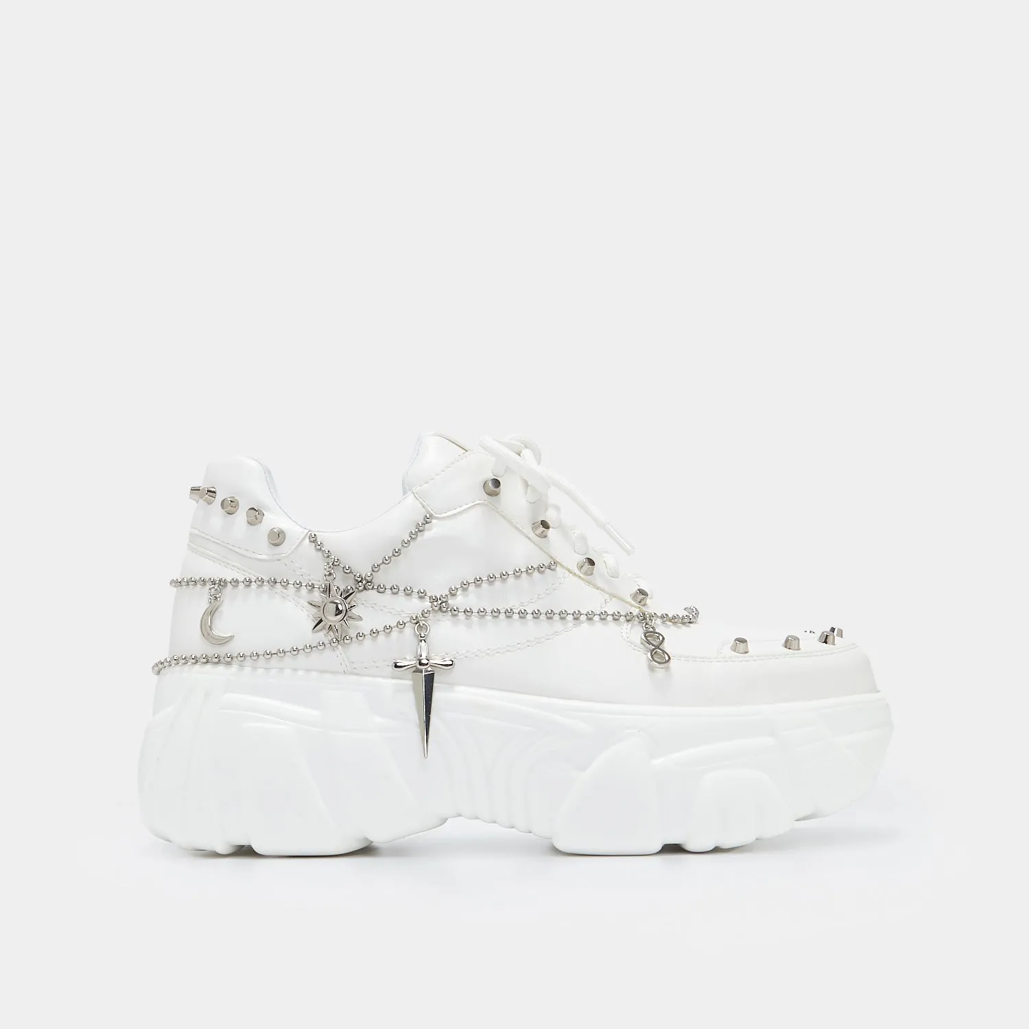 Jinx White Mystic Charm Trainers