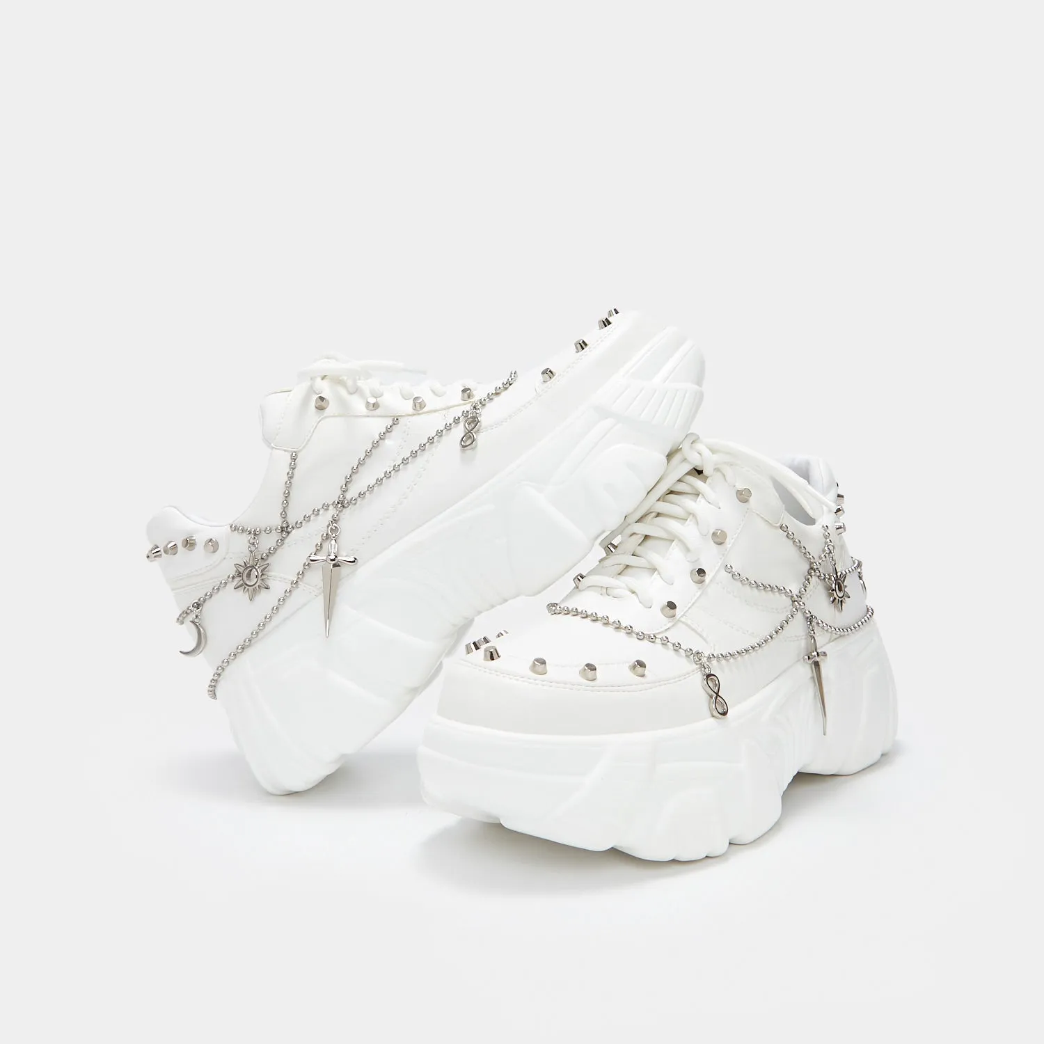 Jinx White Mystic Charm Trainers