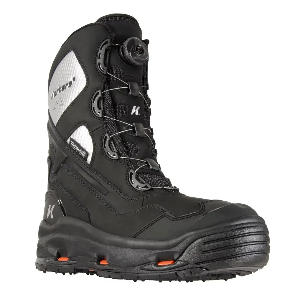 'Korker's Men's 12" Polar Vortex 1200GR Insulated WP Winter Boot - Black