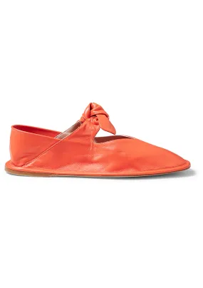 LLasada Knot Ballerina Flat Clementine