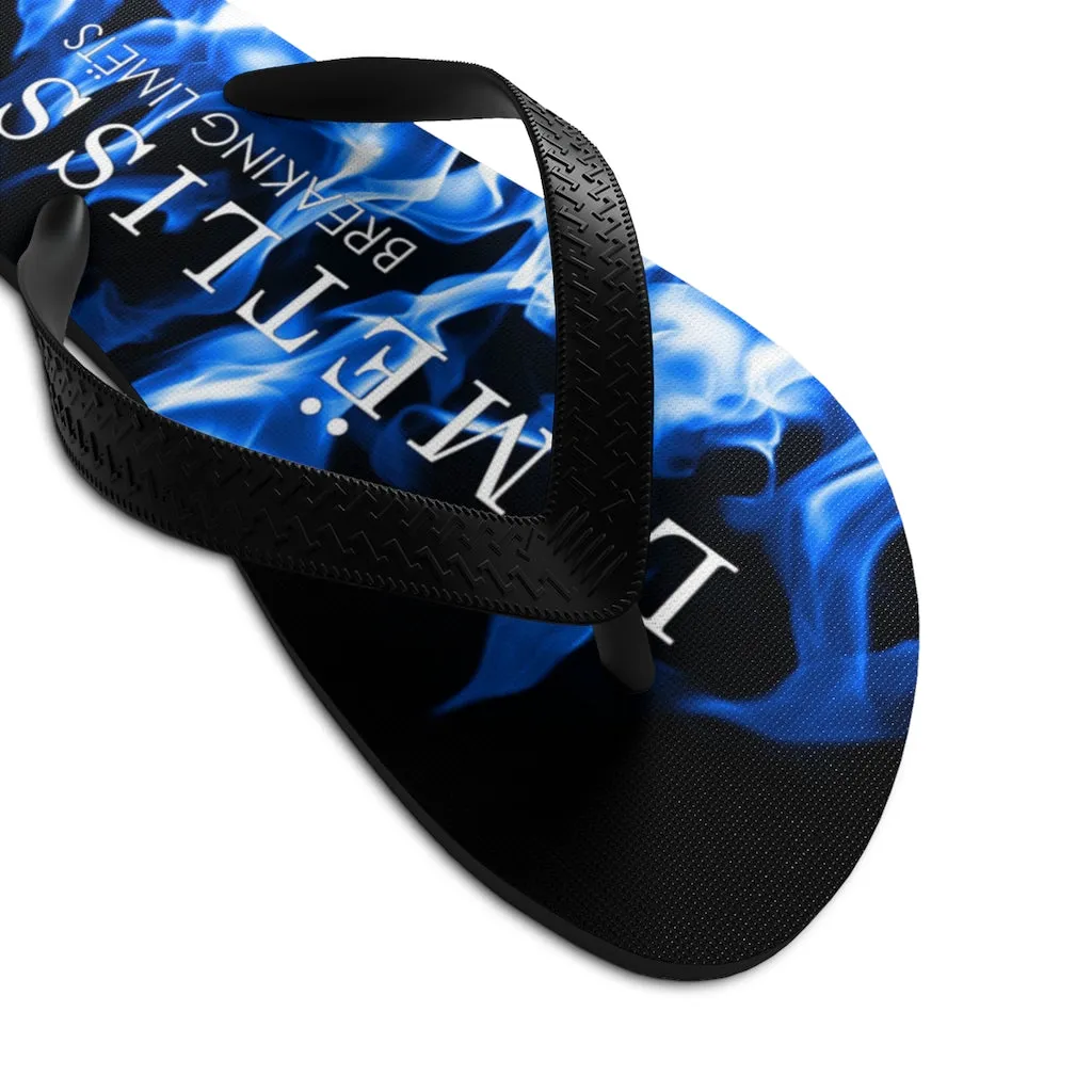 Logo Fire Flame Unisex Flip-Flops