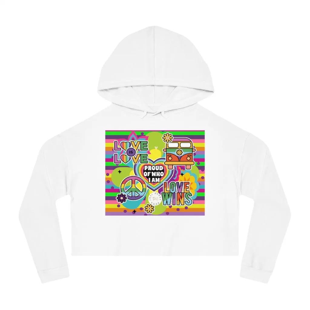 Love is Love Cropped Hoodie