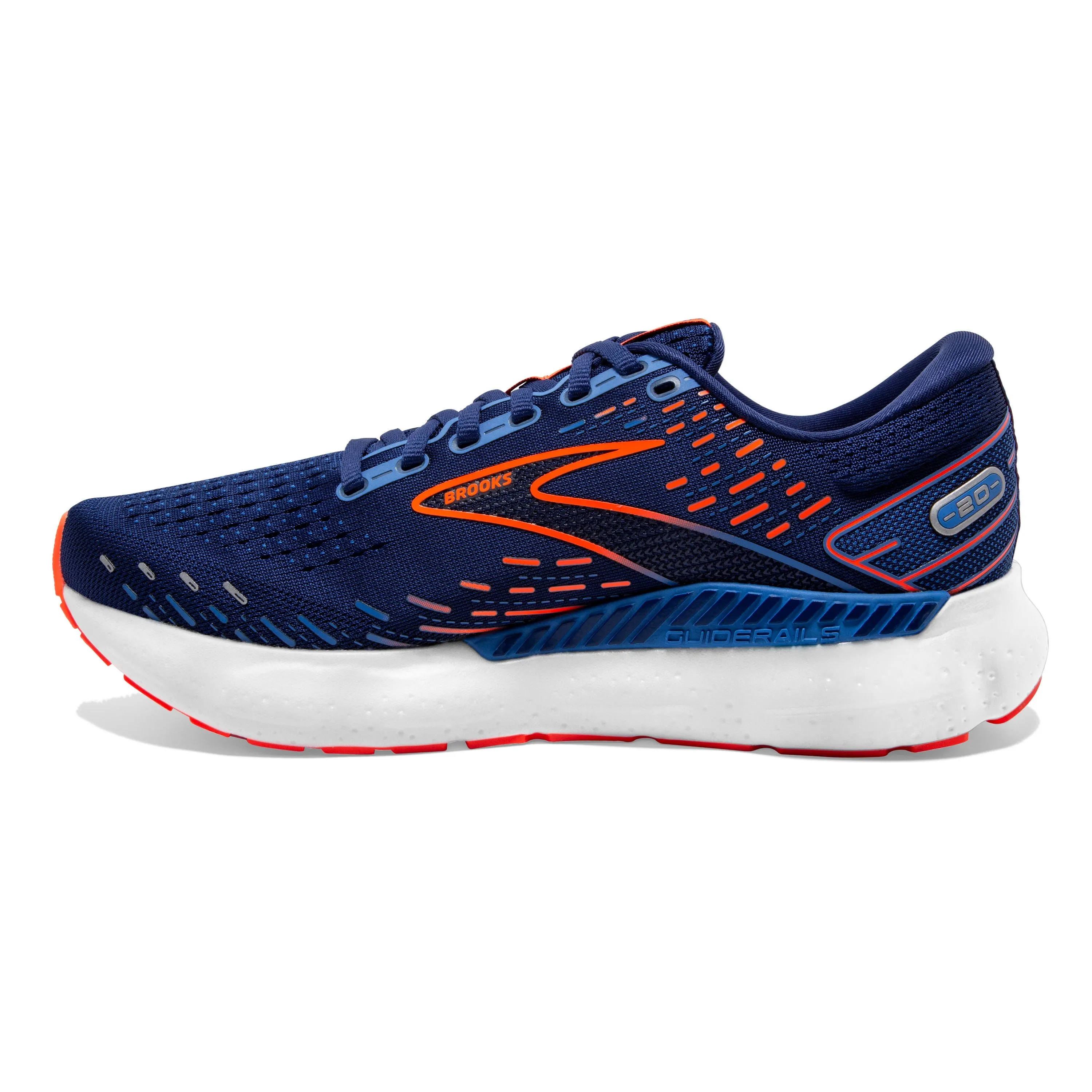 M Brooks Glycerin GTS 20 Blue Depths/Palace Blue/Orange