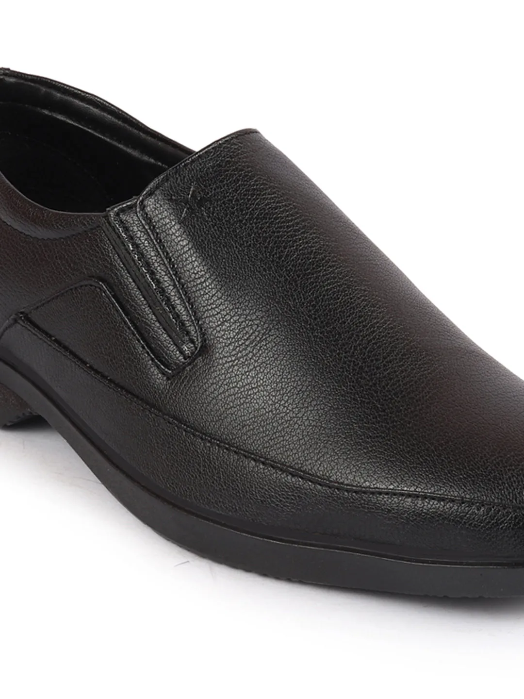 Men Black Formal Outdoor Office Slip On Shoes