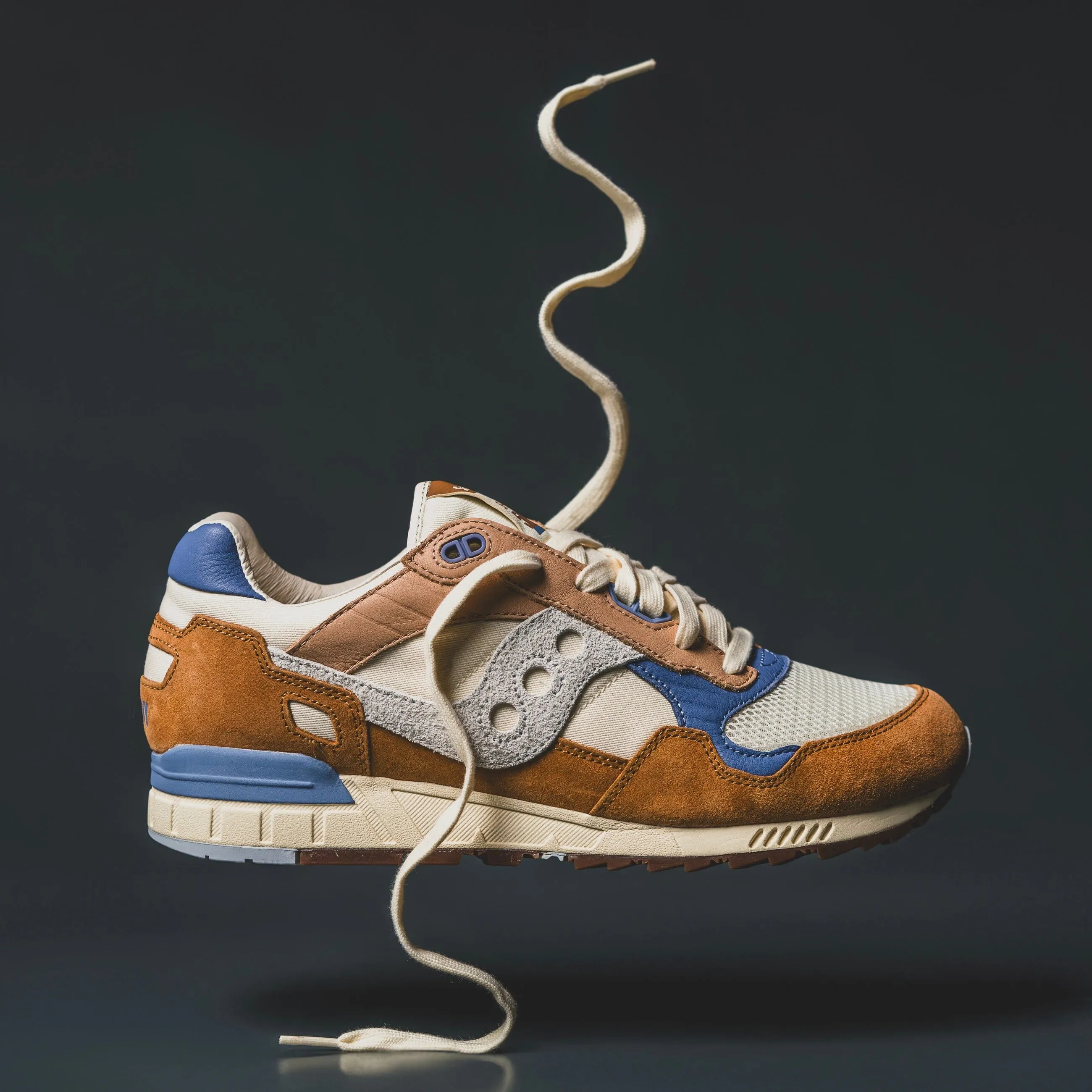 MENS Saucony | Shadow 5000 (BEIGE/RUST)