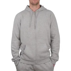 More Mile Vibe Mens Full Zip Fleece Hoody - Grey