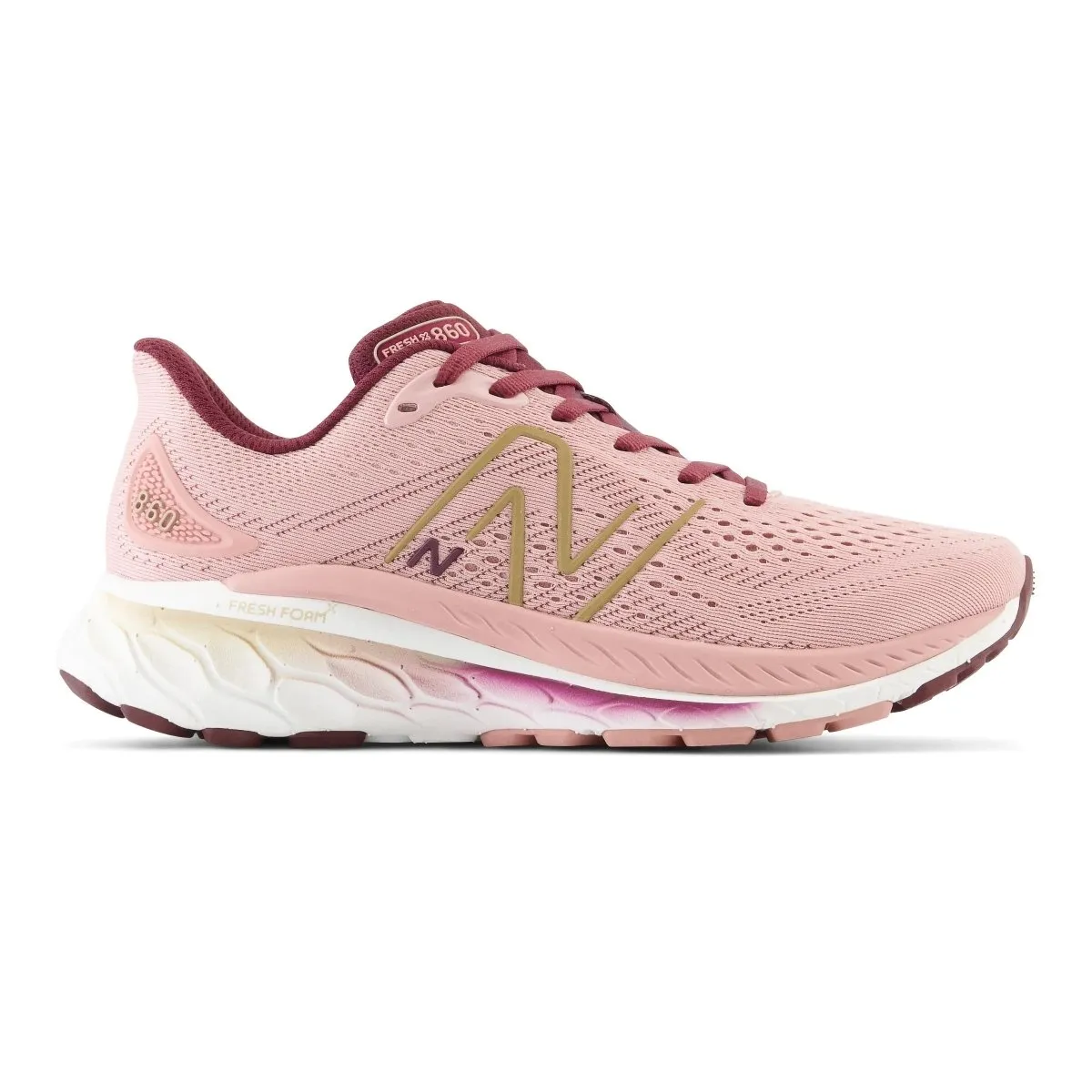 New Balance Women's Fresh Foam X 860v13 Pink Moon/Burgundy