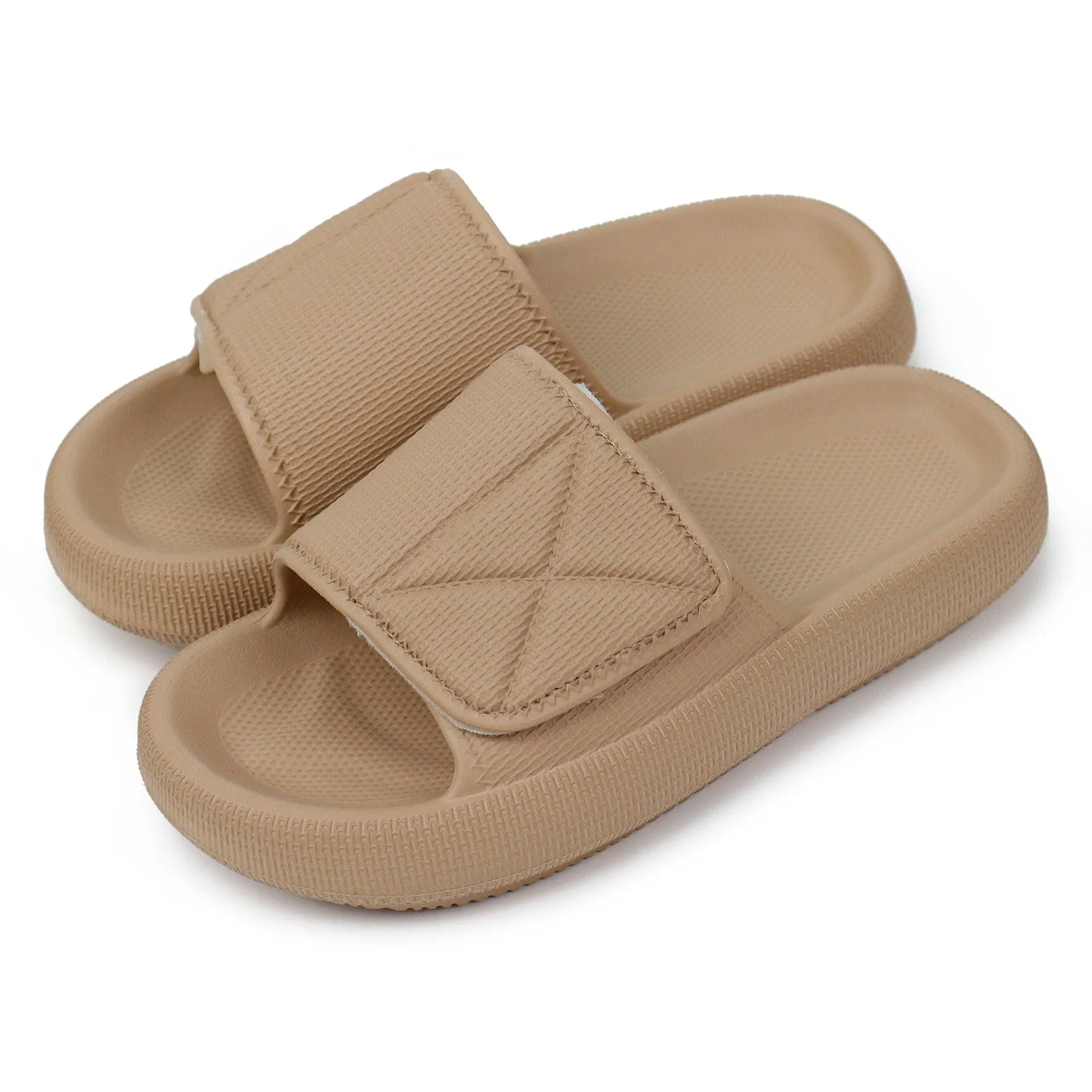 Poop Feeling Velcro Platform Female Summer Couple Bathroom Home Bath Eva Slippers