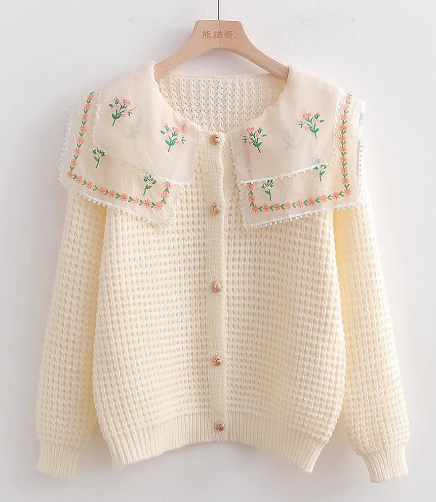 Pretty Flowers Sweater PN6114