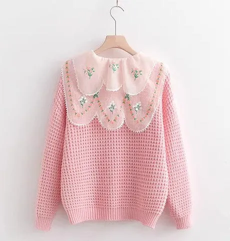 Pretty Flowers Sweater PN6114