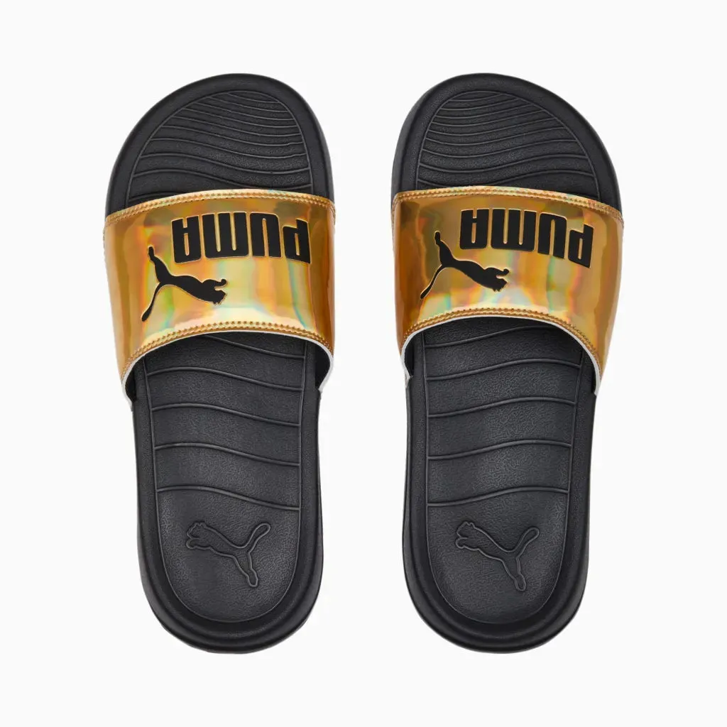 PUMA Popcat 20 Iridescent Slides Women 39101402-GLD