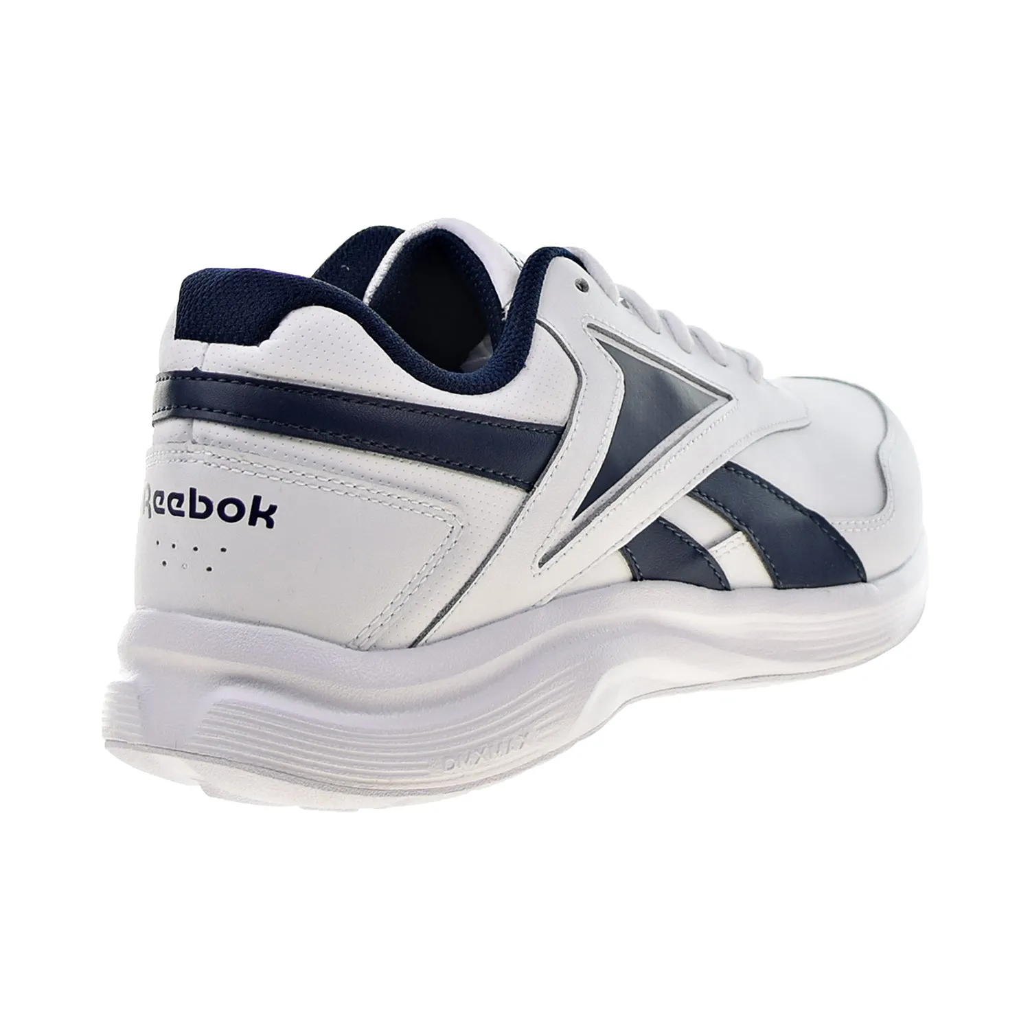 Reebok Walk Ultra 7 DMX Max (Extra Wide) 4E Men's Shoes White-Collegiate Navy