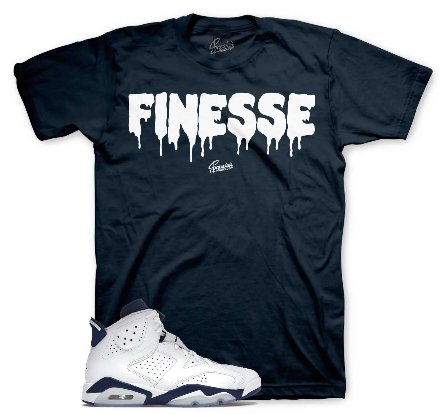 Retro 6 Midnight Navy Finesse Shirt