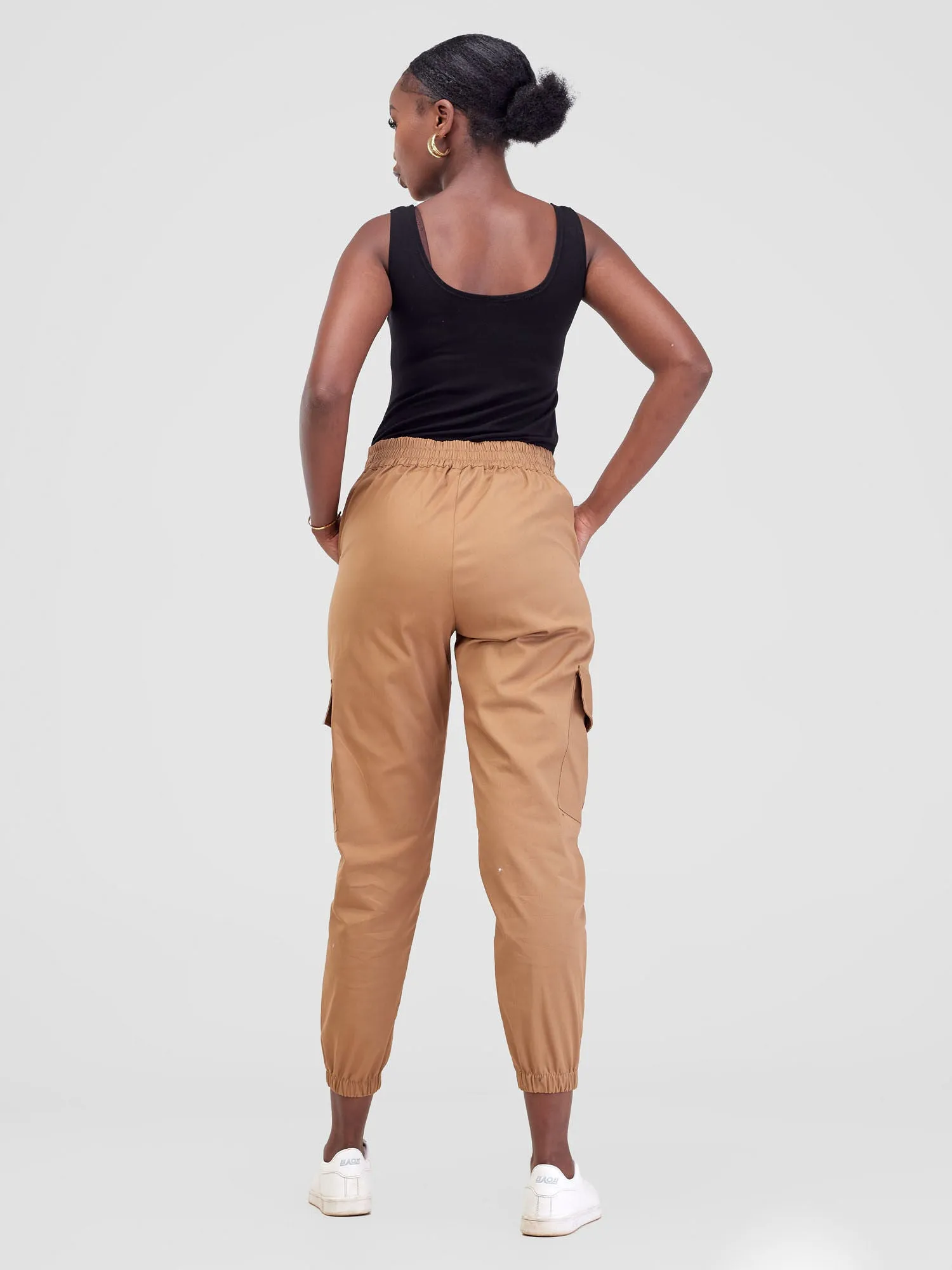 Safari Zene Cargo Joggers - Tan