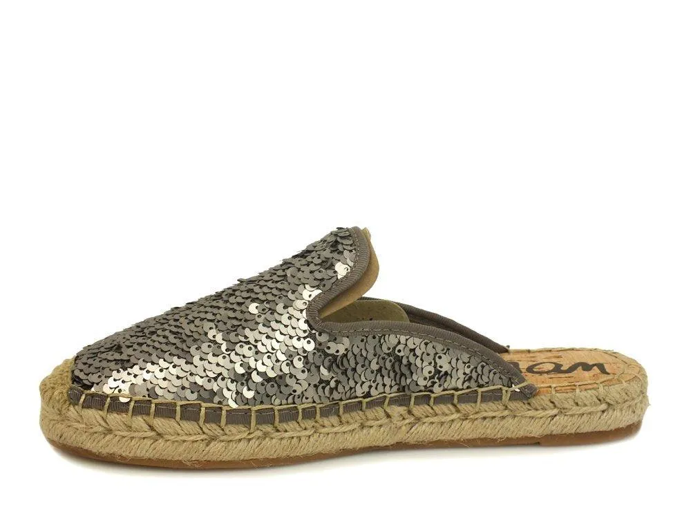 SAM EDELMAN Kerry Pewter Sequins F6807F1901