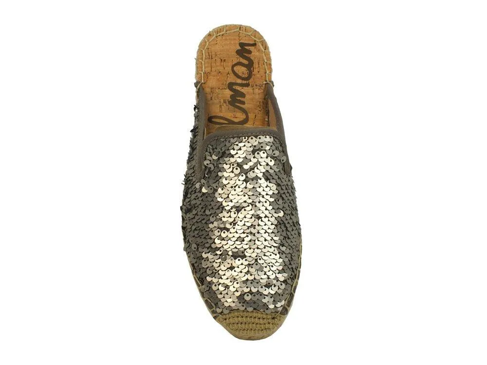 SAM EDELMAN Kerry Pewter Sequins F6807F1901