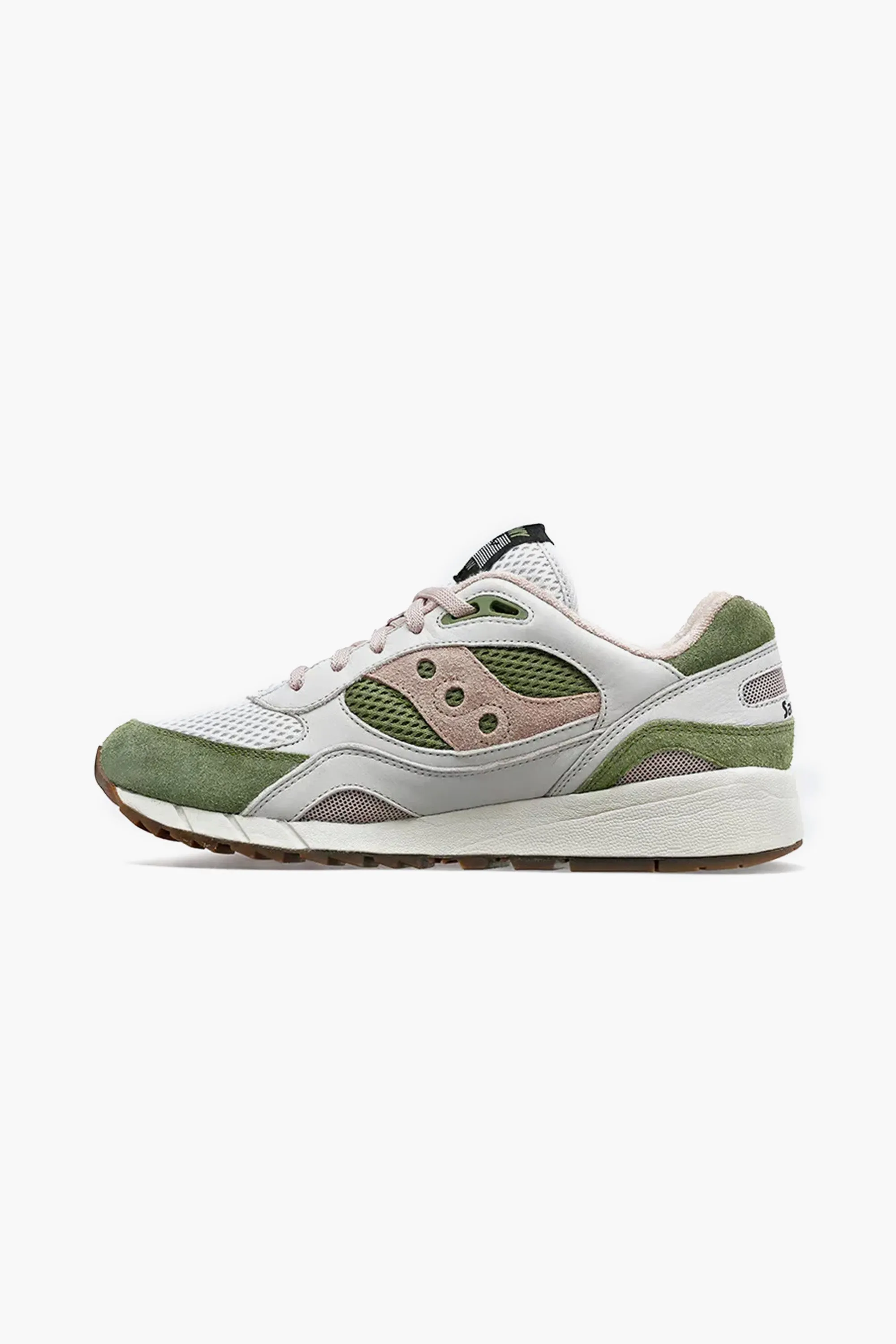 Saucony Men's Shadow 6000 in Grey/Green